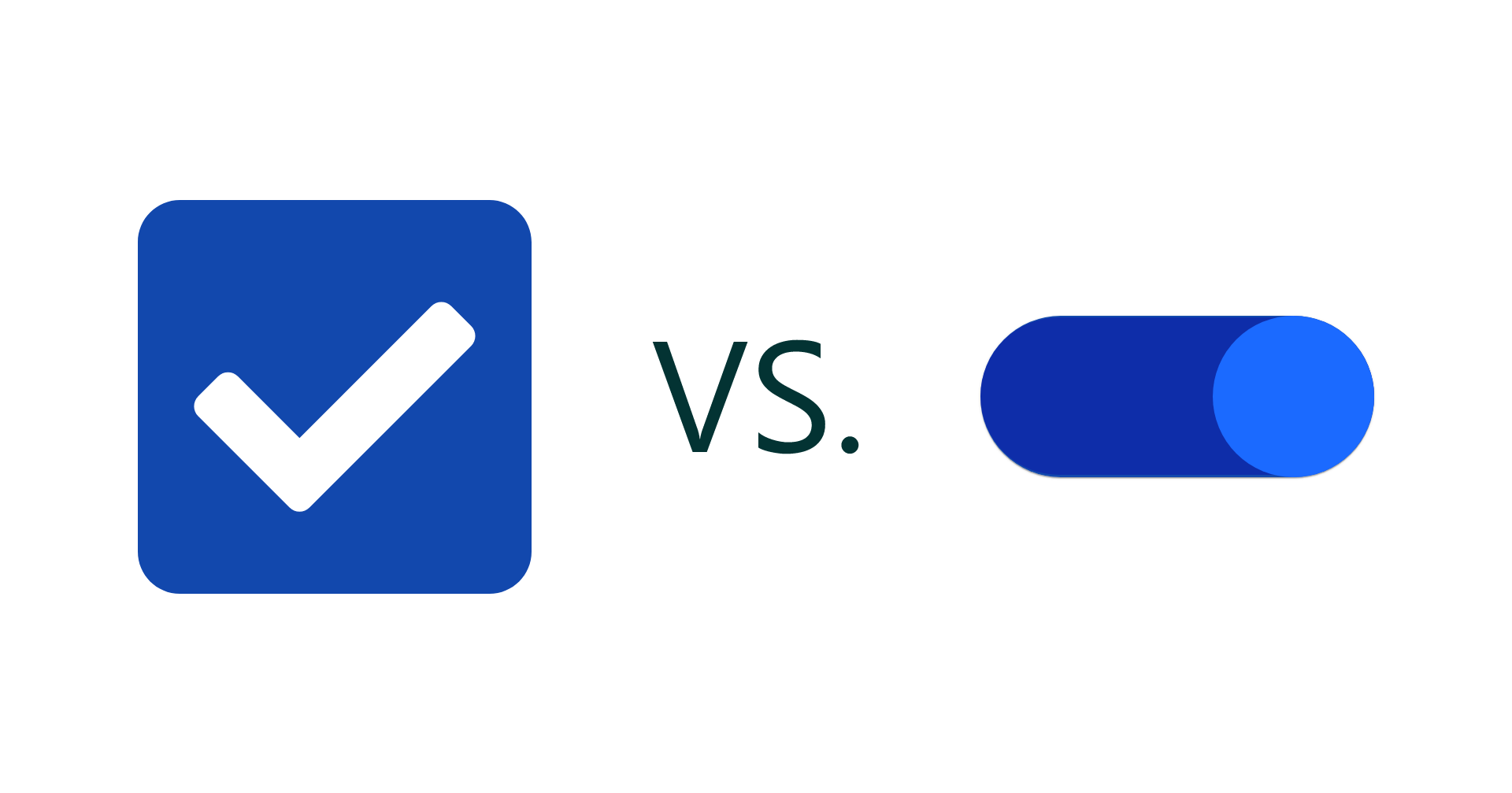 UI-Design: Checkbox oder Toggle?