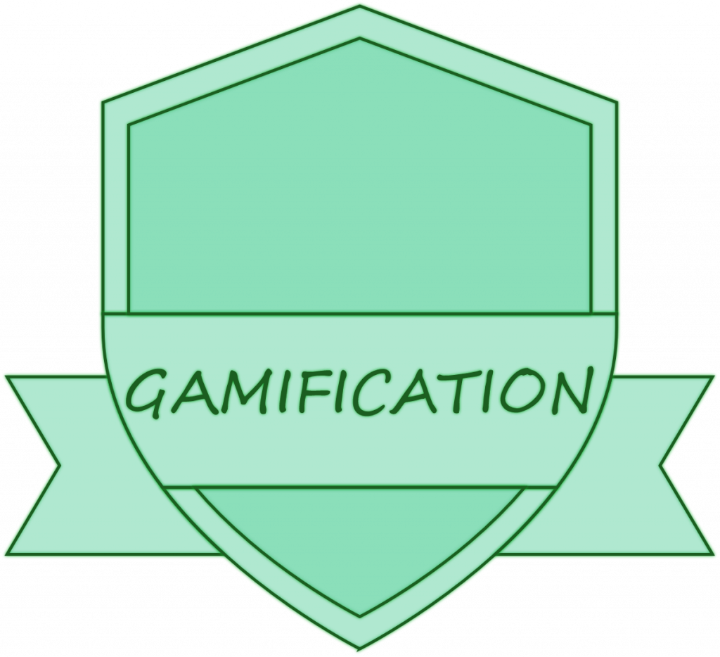 Ein beispielhaftes Abzeichen mit der Aufschrift "Gamification"